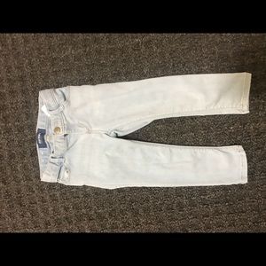 Light denim toddler girls jeans